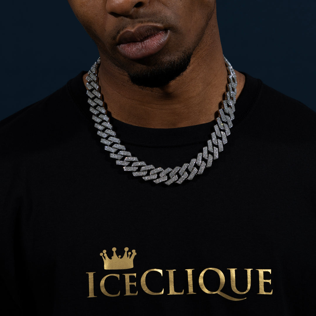 20mm Prong Chain - ICECLIQUE JEWELRY