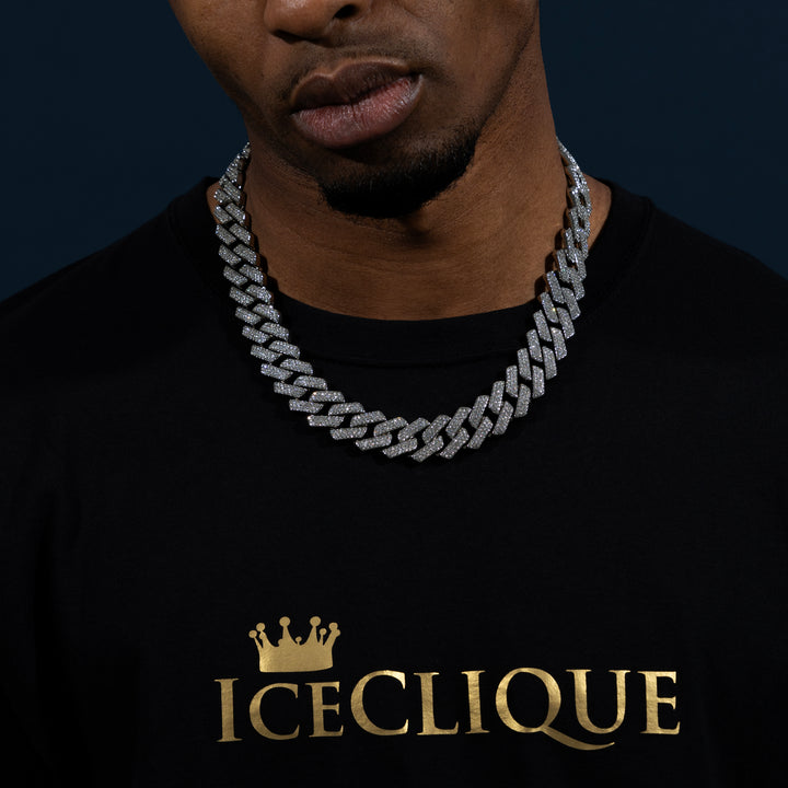 20mm Prong Chain - ICECLIQUE JEWELRY