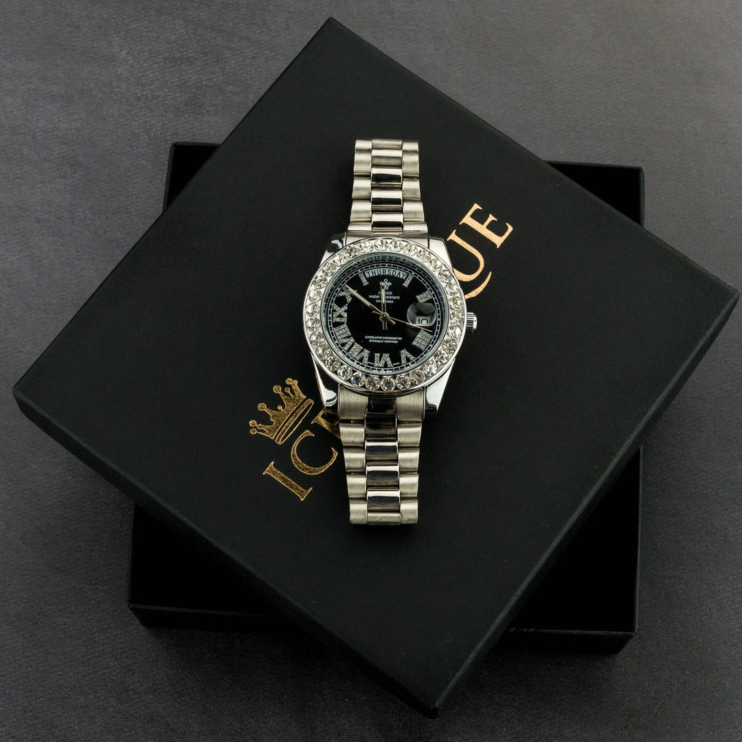 Iced Out Presidential Watch - ICECLIQUE JEWELRY