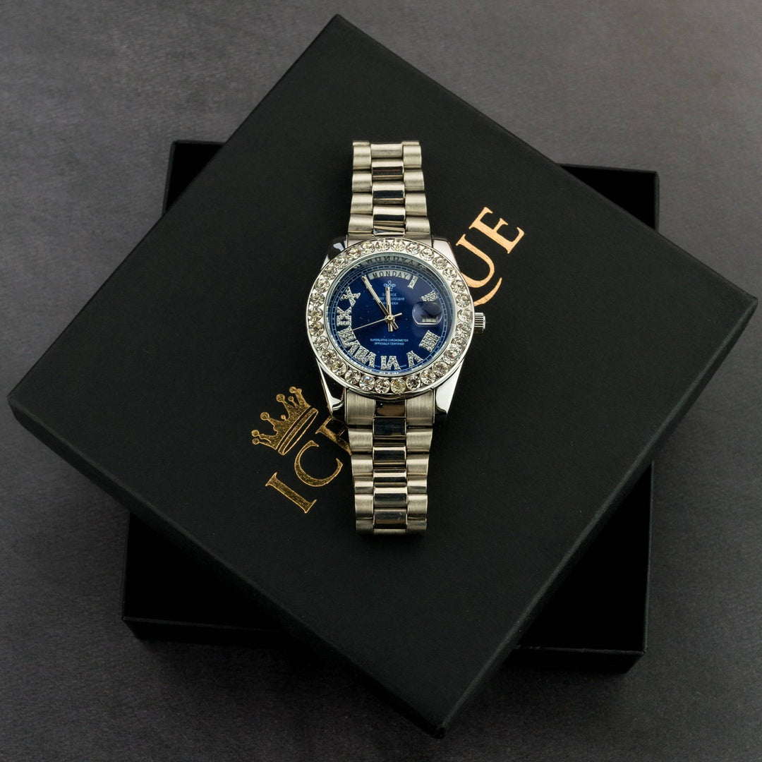 Iced Out Presidential Watch - ICECLIQUE JEWELRY