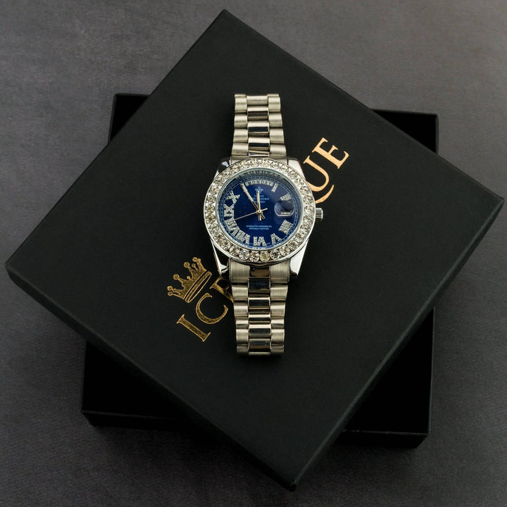 Iced Out Presidential Watch - ICECLIQUE JEWELRY
