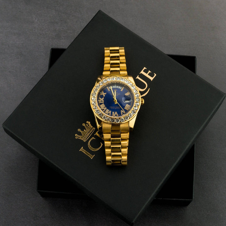 Iced Out Presidential Watch - ICECLIQUE JEWELRY