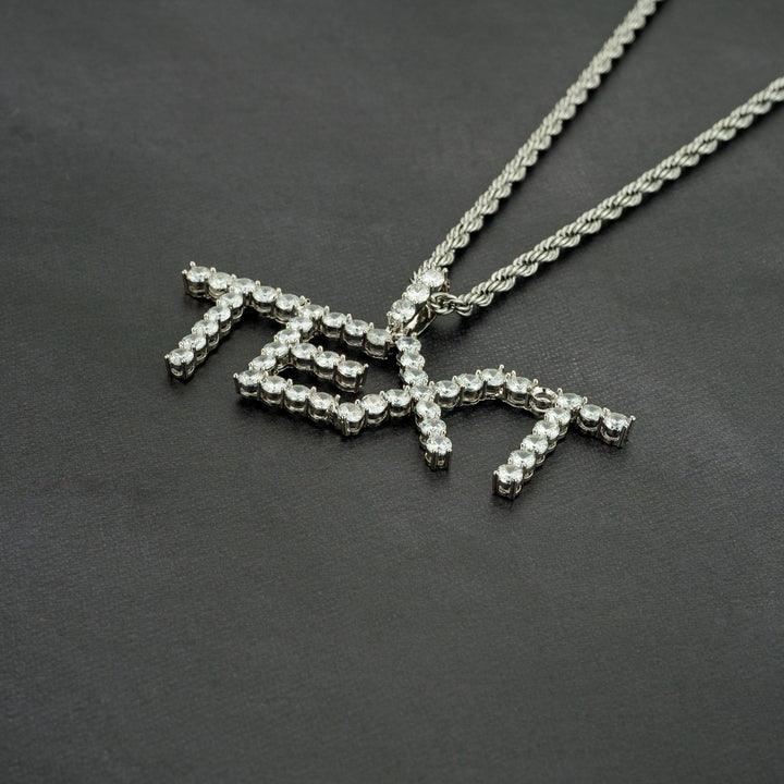 Custom Tennis Letter Pendant - ICECLIQUE JEWELRY