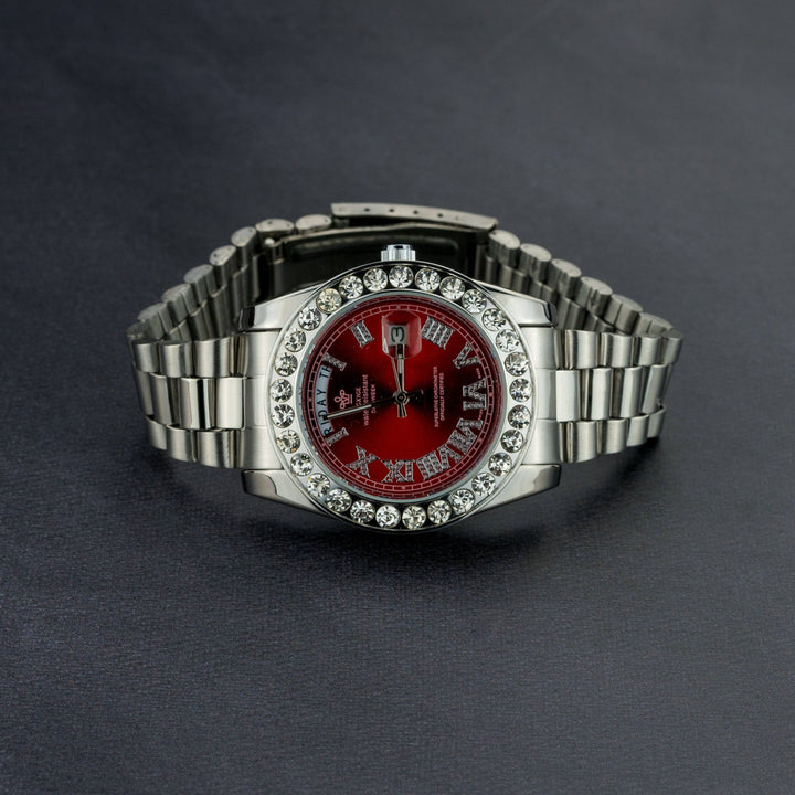 Iced Out Presidential Watch - ICECLIQUE JEWELRY