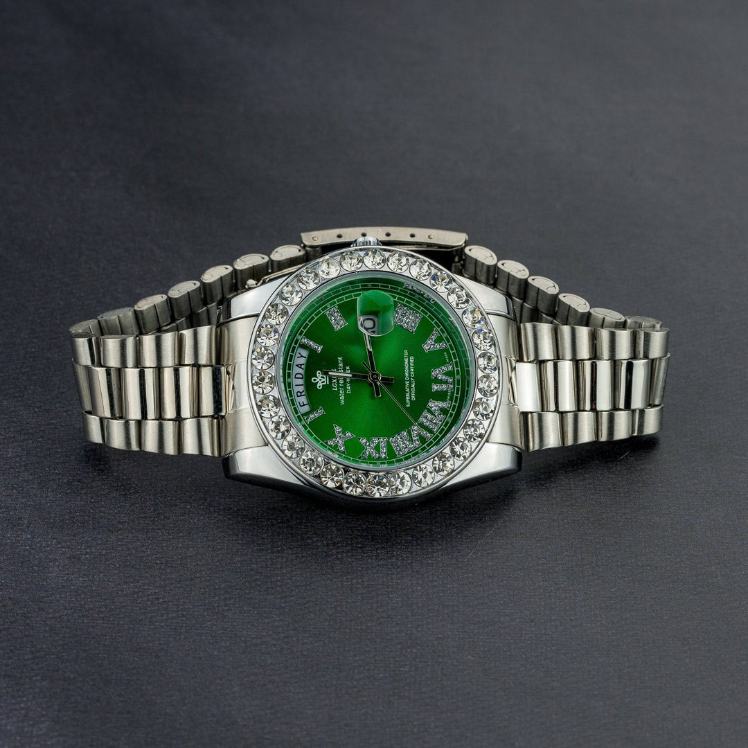 Iced Out Presidential Watch - ICECLIQUE JEWELRY