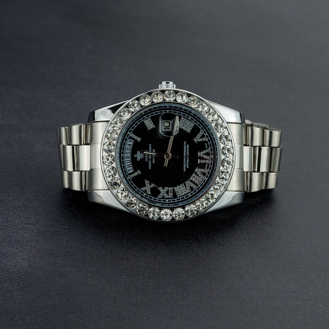Iced Out Presidential Watch - ICECLIQUE JEWELRY
