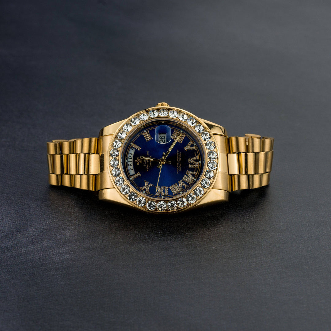 Iced Out Presidential Watch - ICECLIQUE JEWELRY
