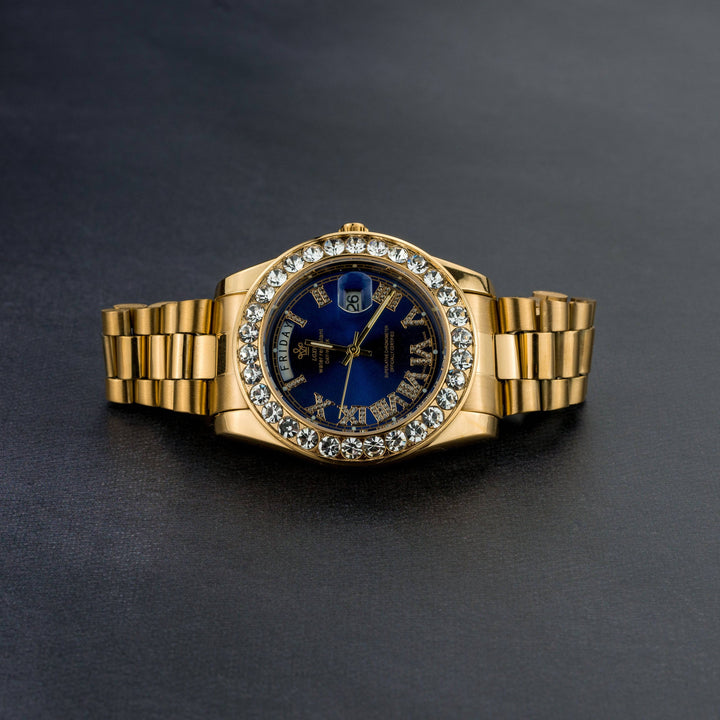 Iced Out Presidential Watch - ICECLIQUE JEWELRY