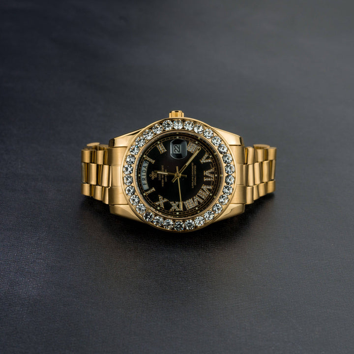 Iced Out Presidential Watch - ICECLIQUE JEWELRY
