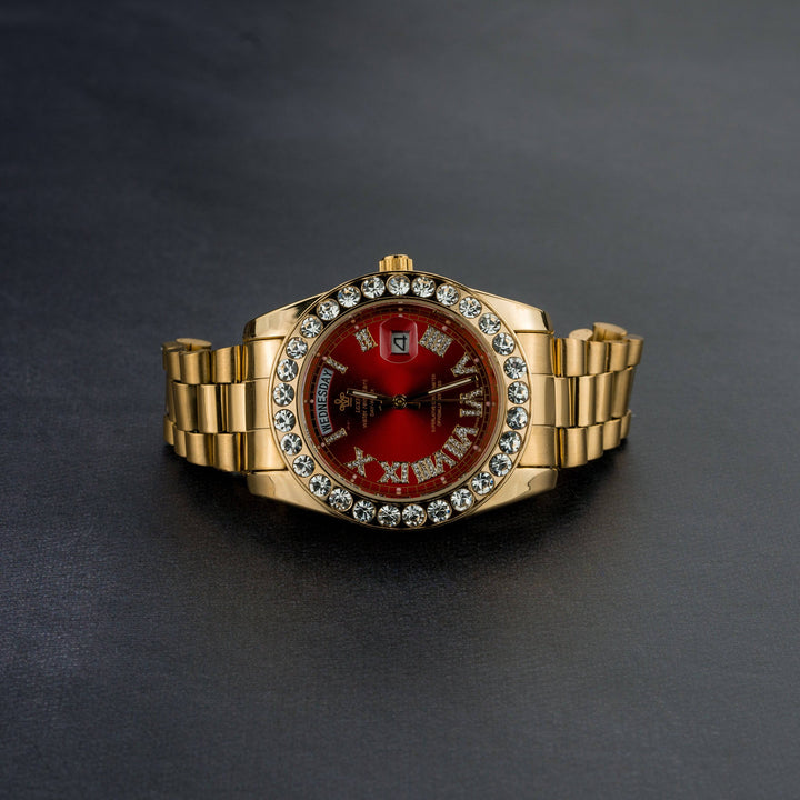 Iced Out Presidential Watch - ICECLIQUE JEWELRY