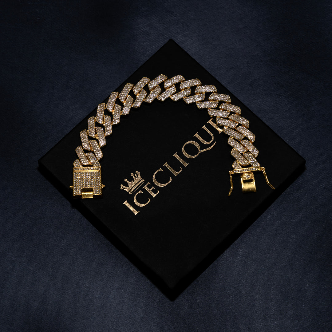 20mm Prong Bracelet - ICECLIQUE JEWELRY