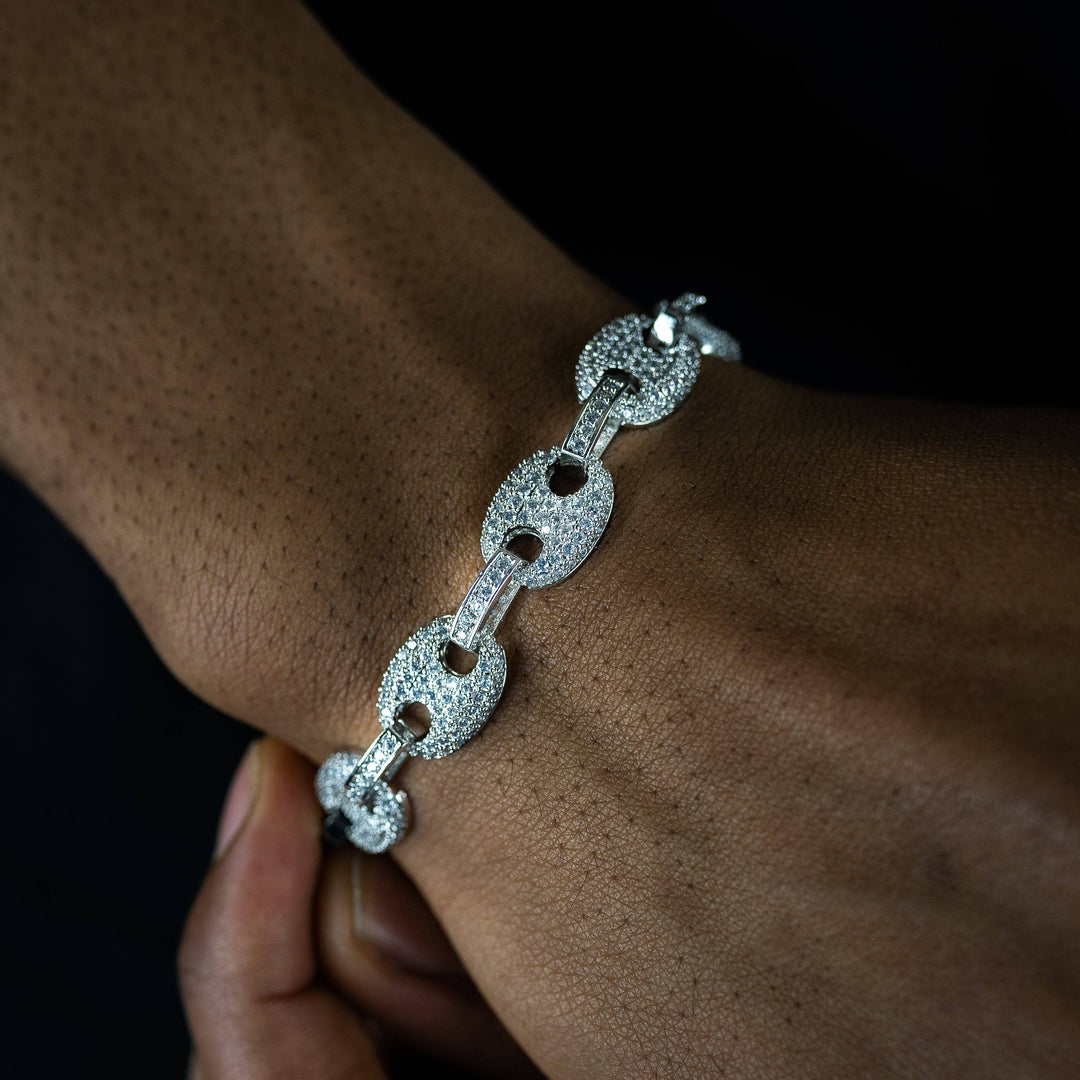 14mm Gucci Link Bracelet - ICECLIQUE JEWELRY