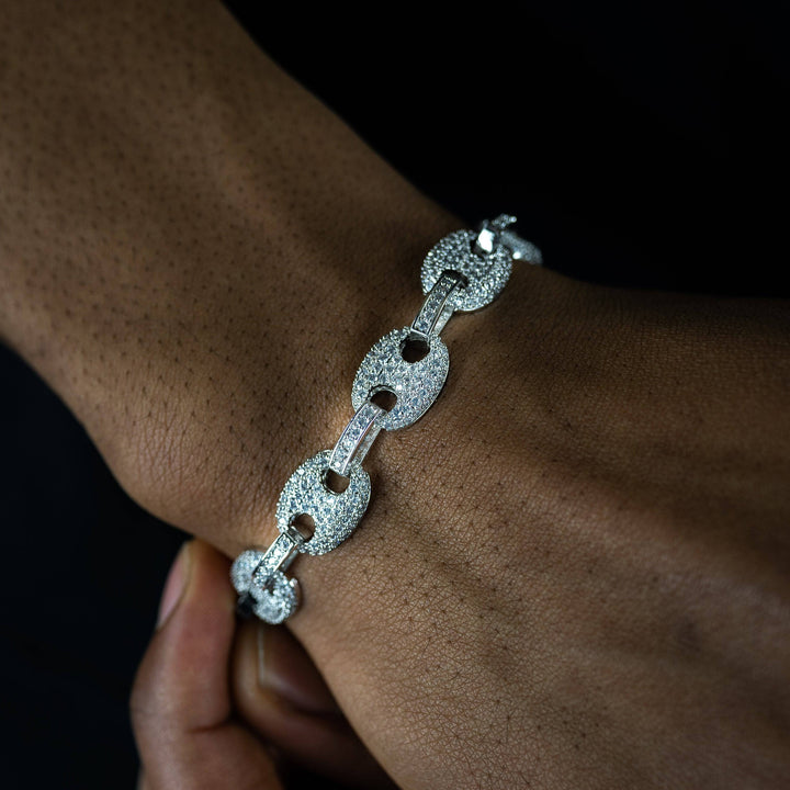 14mm Gucci Link Bracelet - ICECLIQUE JEWELRY