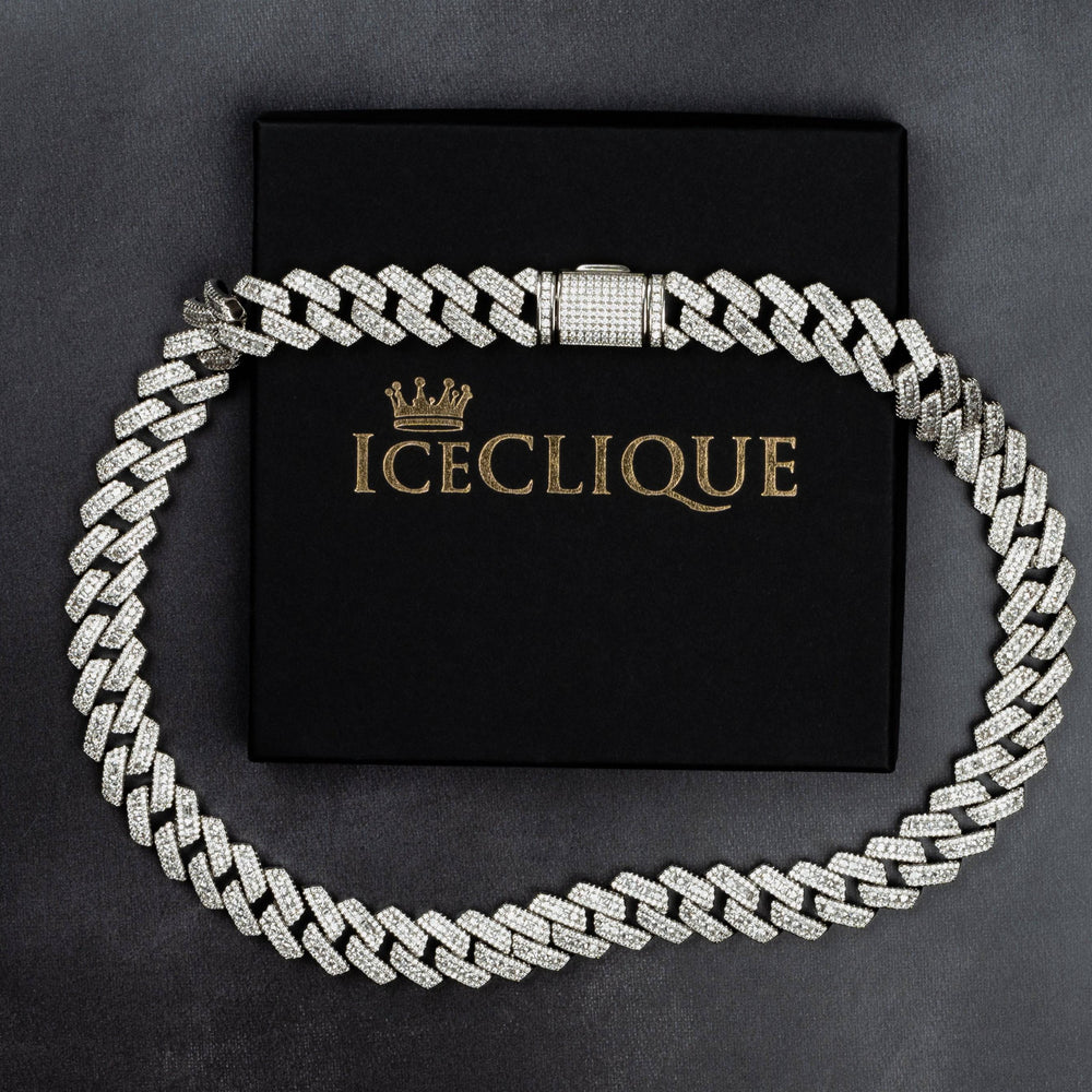 18mm Prong Chain - ICECLIQUE JEWELRY
