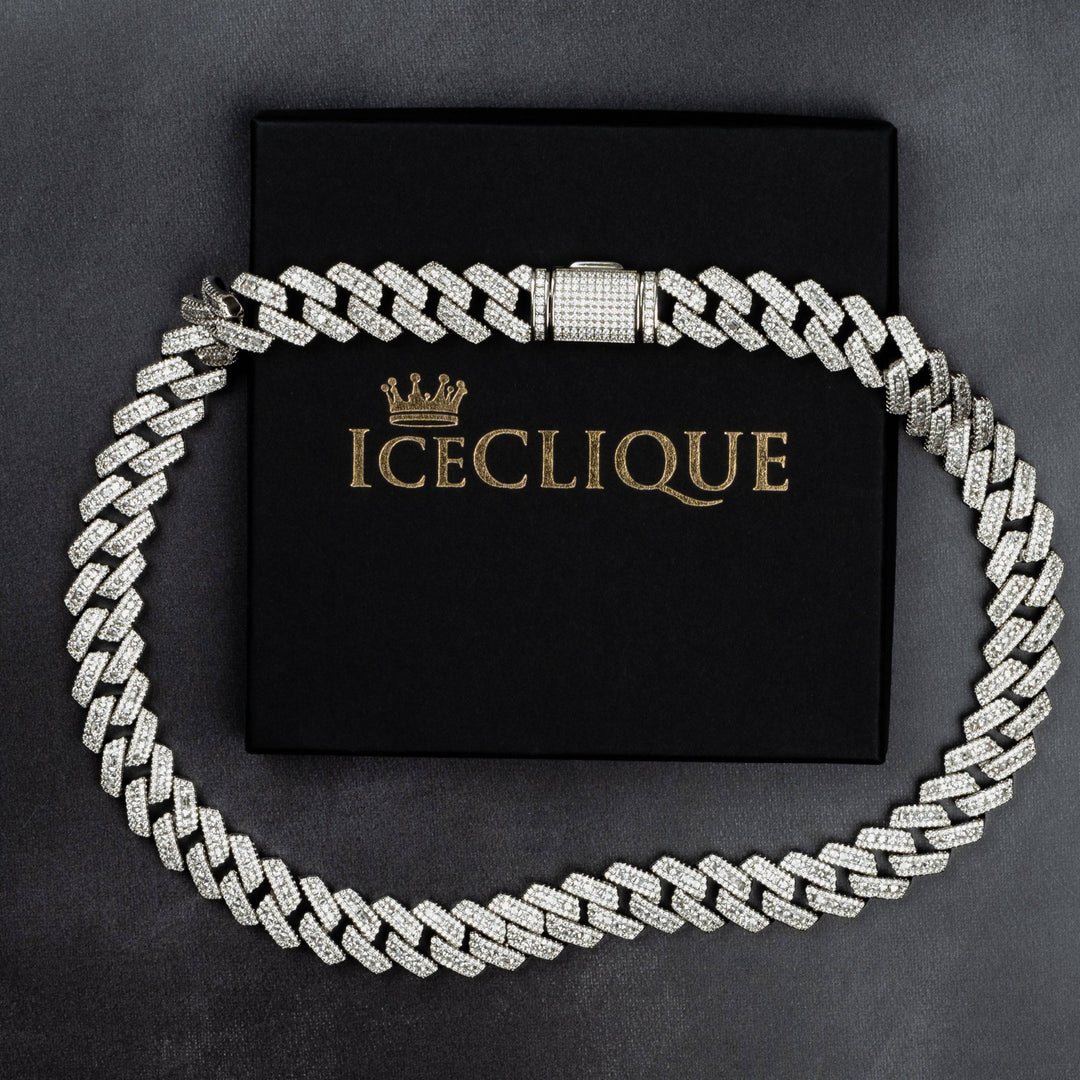 18mm Prong Chain - ICECLIQUE JEWELRY