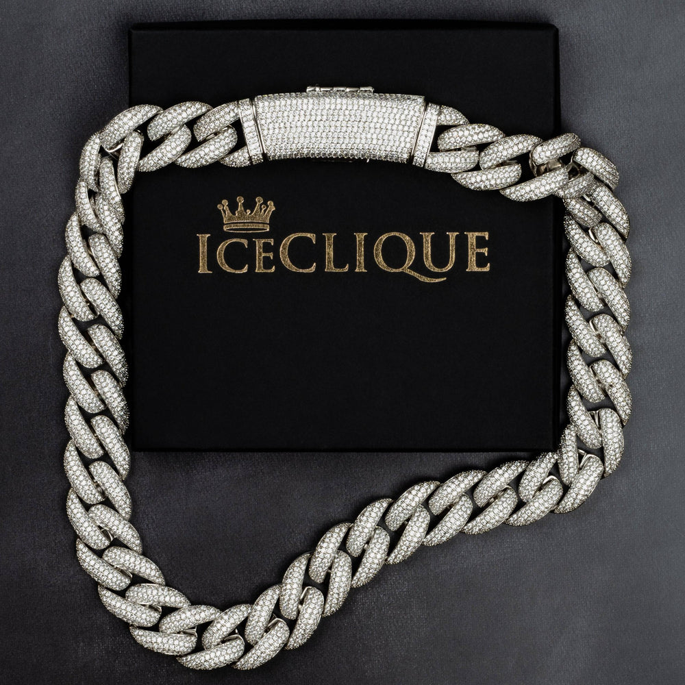 20mm Miami Cuban Chain - ICECLIQUE JEWELRY
