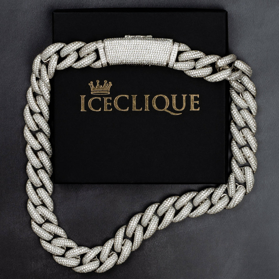 20mm Miami Cuban Chain - ICECLIQUE JEWELRY