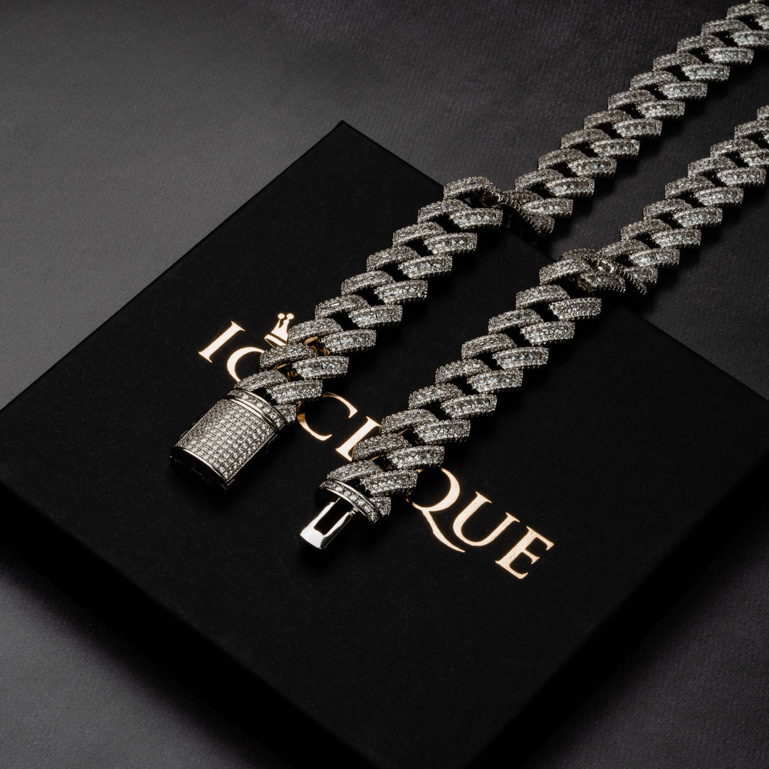 18mm Prong Chain - ICECLIQUE JEWELRY