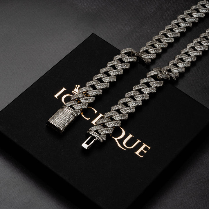 18mm Prong Chain - ICECLIQUE JEWELRY