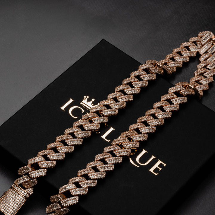 18mm Prong Chain - ICECLIQUE JEWELRY