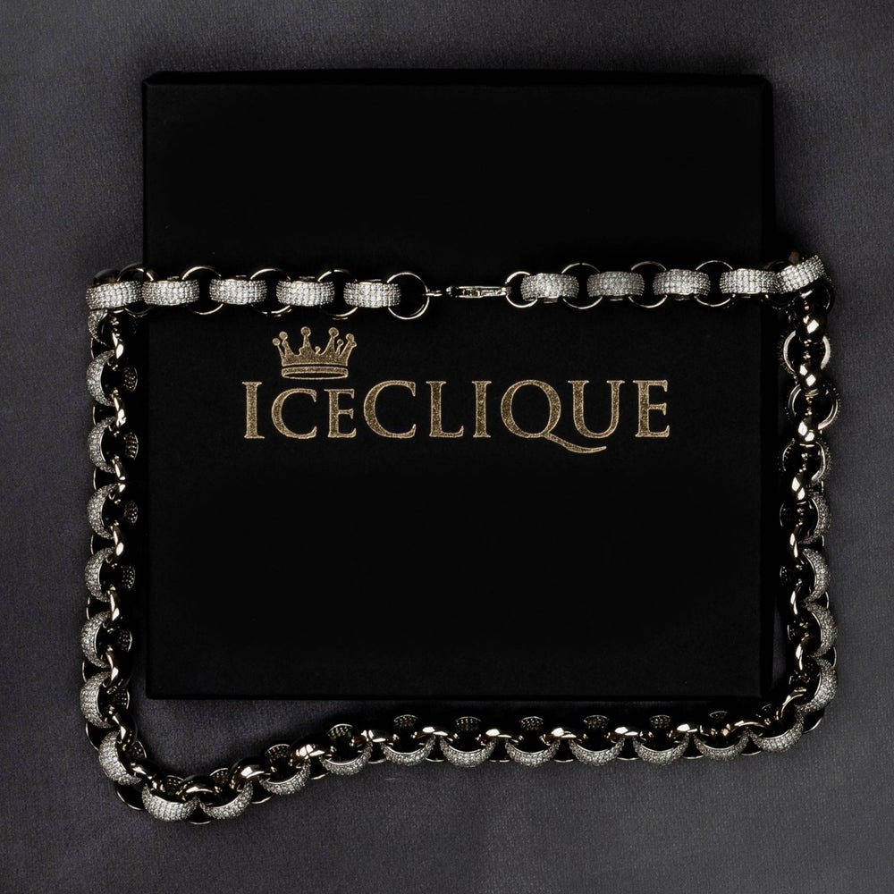 10mm Interlocked Ring Chain - ICECLIQUE JEWELRY