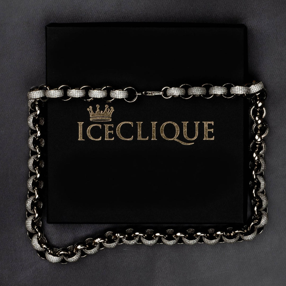 10mm Interlocked Ring Chain - ICECLIQUE JEWELRY