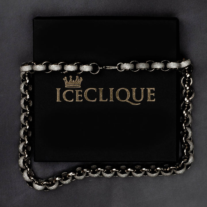 10mm Interlocked Ring Chain - ICECLIQUE JEWELRY