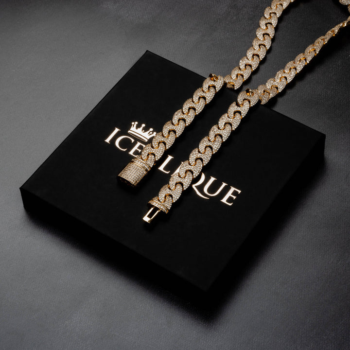 12mm Gucci Link Chain - ICECLIQUE JEWELRY