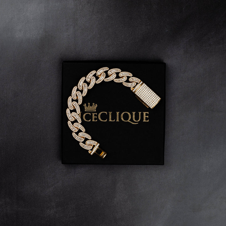 18mm Baguette Bracelet - ICECLIQUE JEWELRY