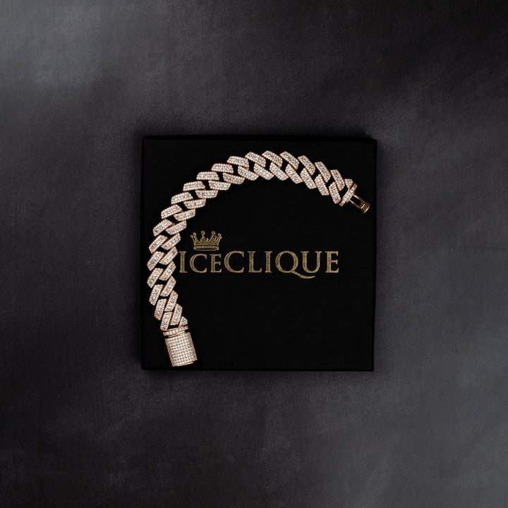 18mm Prong Bracelet - ICECLIQUE JEWELRY