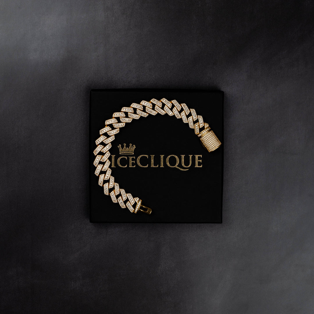 18mm Prong Bracelet - ICECLIQUE JEWELRY
