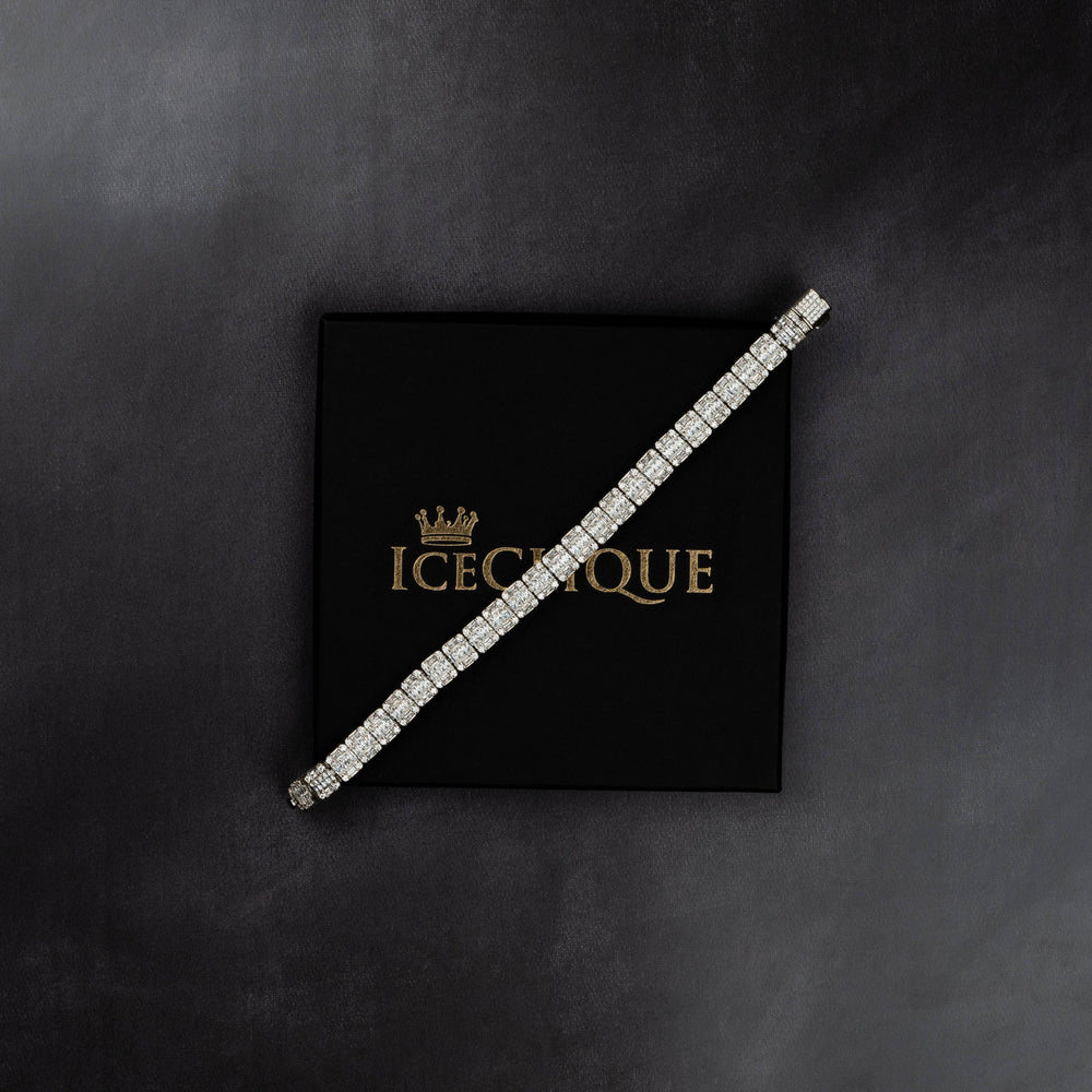 9mm Baguette Bracelet - ICECLIQUE JEWELRY