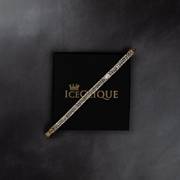 14mm Baguette Bracelet - ICECLIQUE JEWELRY