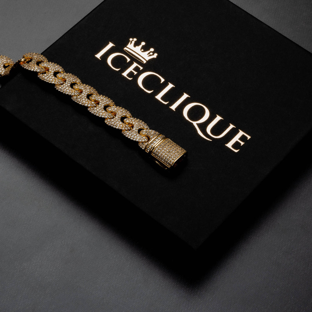12mm Gucci Link Bracelet - ICECLIQUE JEWELRY