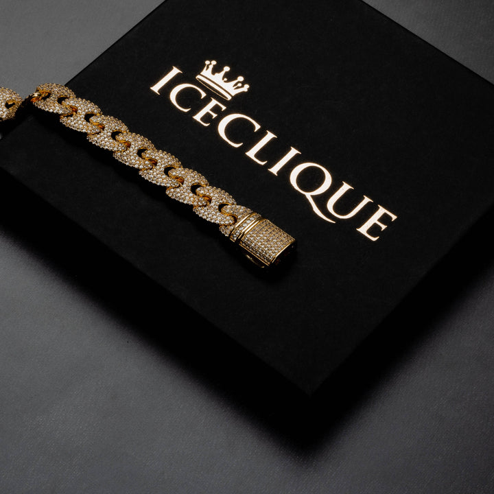 12mm Gucci Link Bracelet - ICECLIQUE JEWELRY