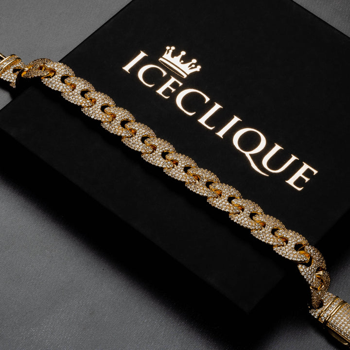 12mm Gucci Link Bracelet - ICECLIQUE JEWELRY