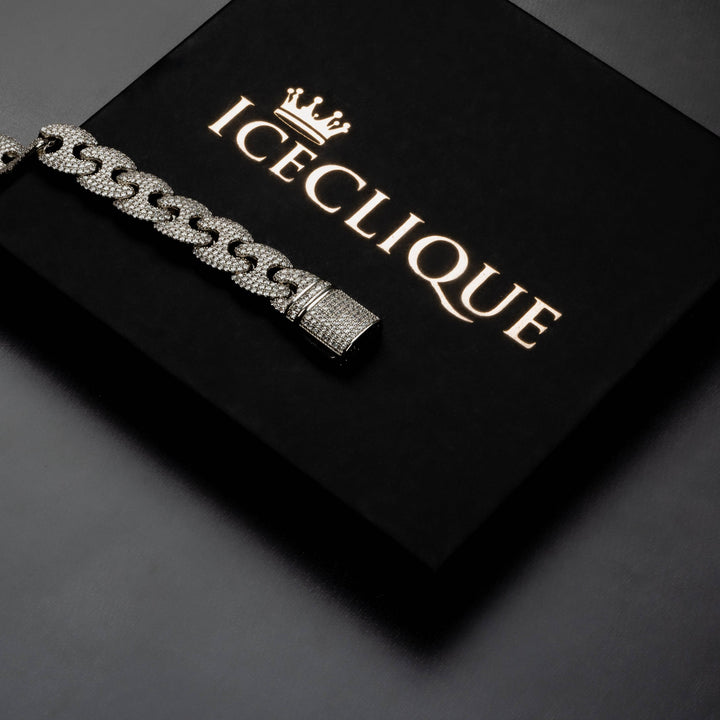 12mm Gucci Link Bracelet - ICECLIQUE JEWELRY