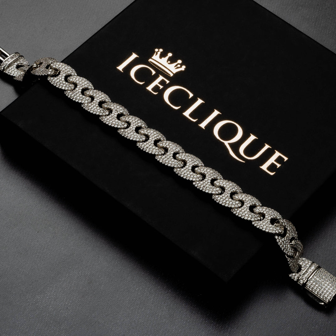12mm Gucci Link Bracelet - ICECLIQUE JEWELRY