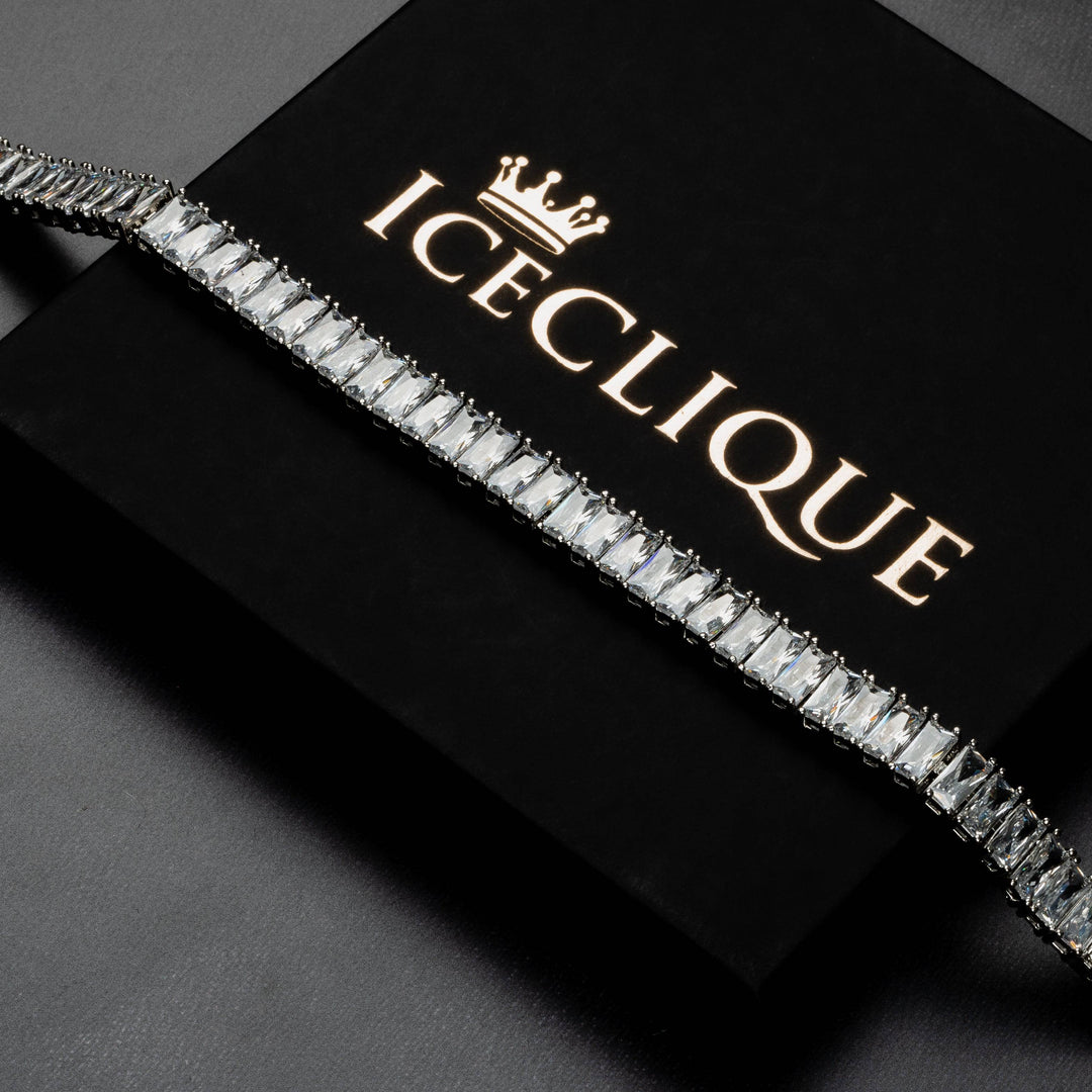 14mm Baguette Bracelet - ICECLIQUE JEWELRY