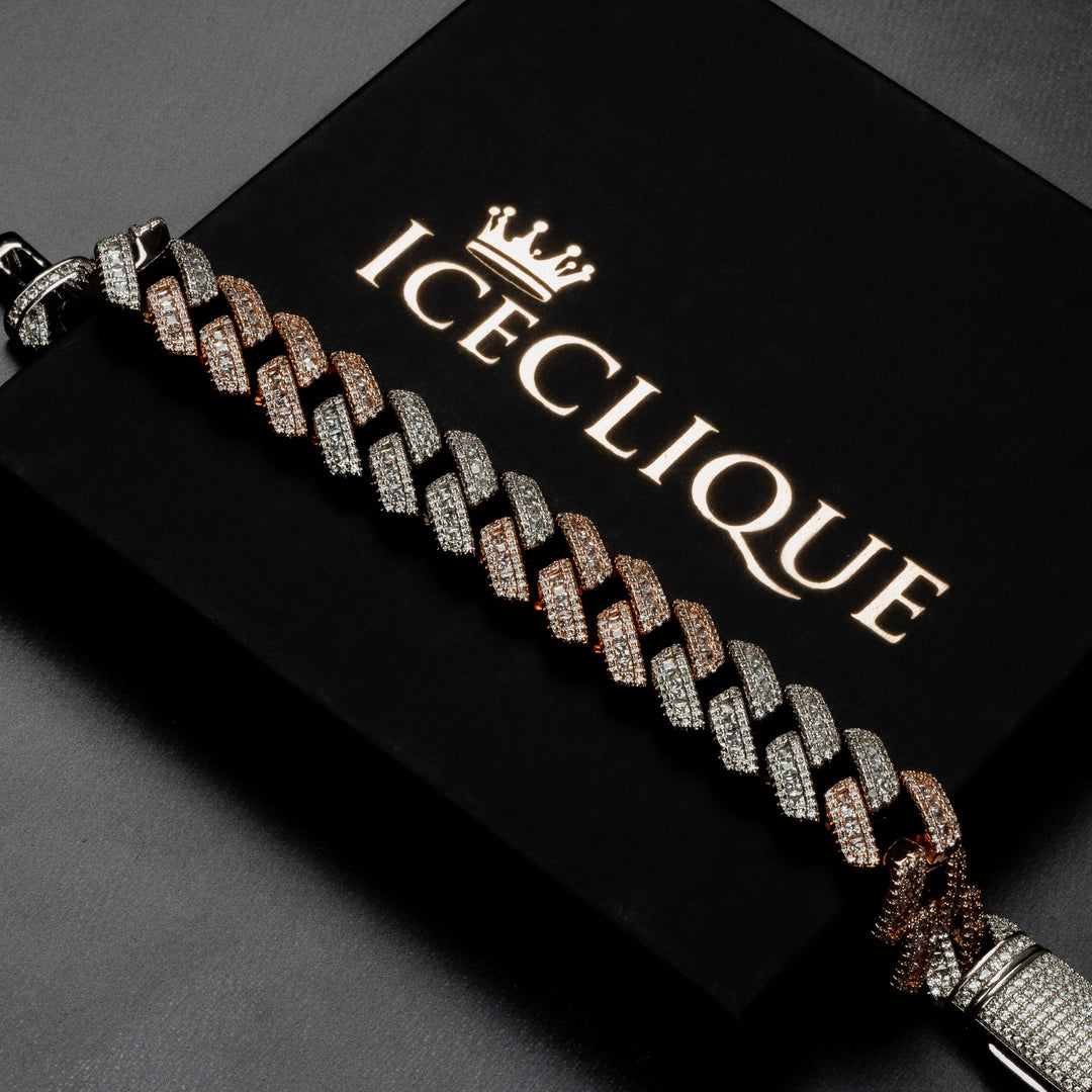 18mm Prong Bracelet - ICECLIQUE JEWELRY