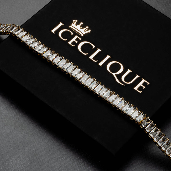 14mm Baguette Bracelet - ICECLIQUE JEWELRY