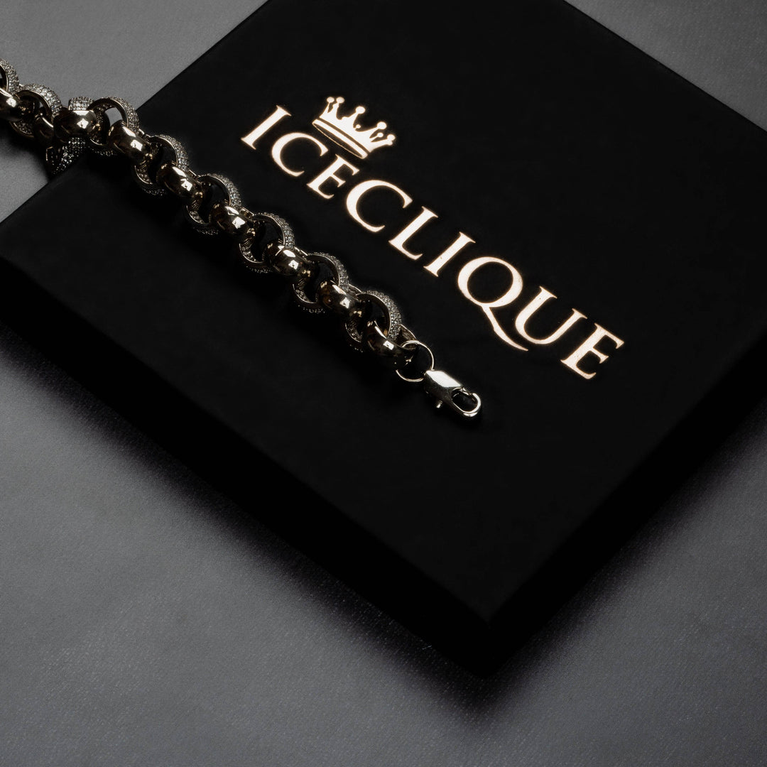 12mm Interlocked Rings Bracelet - ICECLIQUE JEWELRY