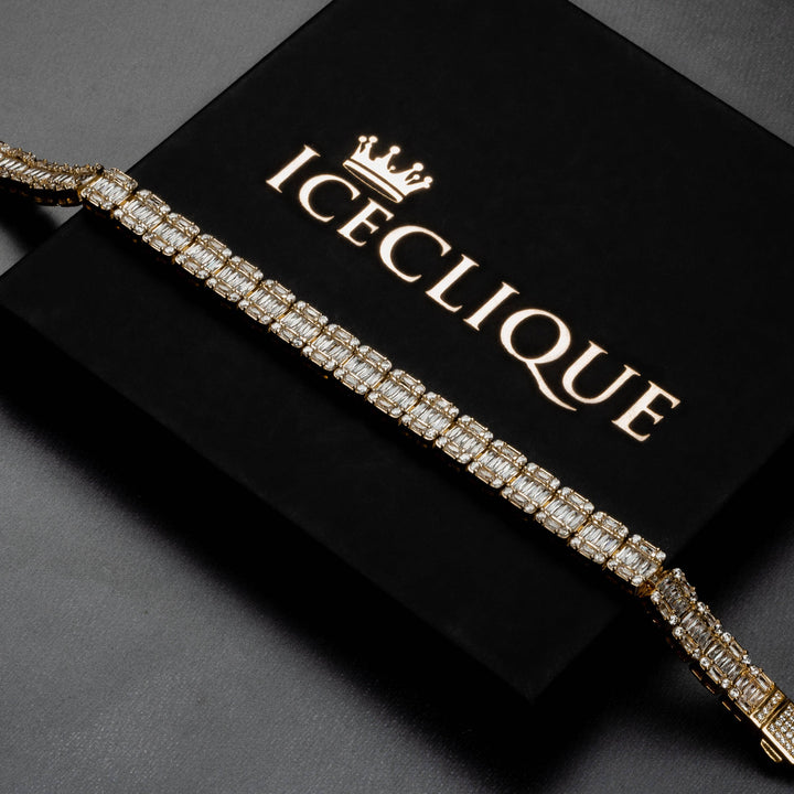 9mm Baguette Bracelet - ICECLIQUE JEWELRY