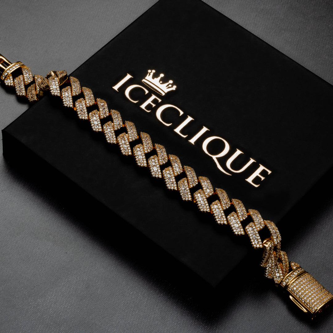 18mm Prong Bracelet - ICECLIQUE JEWELRY