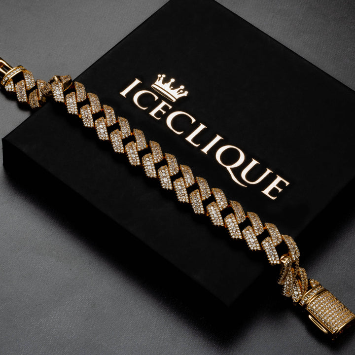 18mm Prong Bracelet - ICECLIQUE JEWELRY