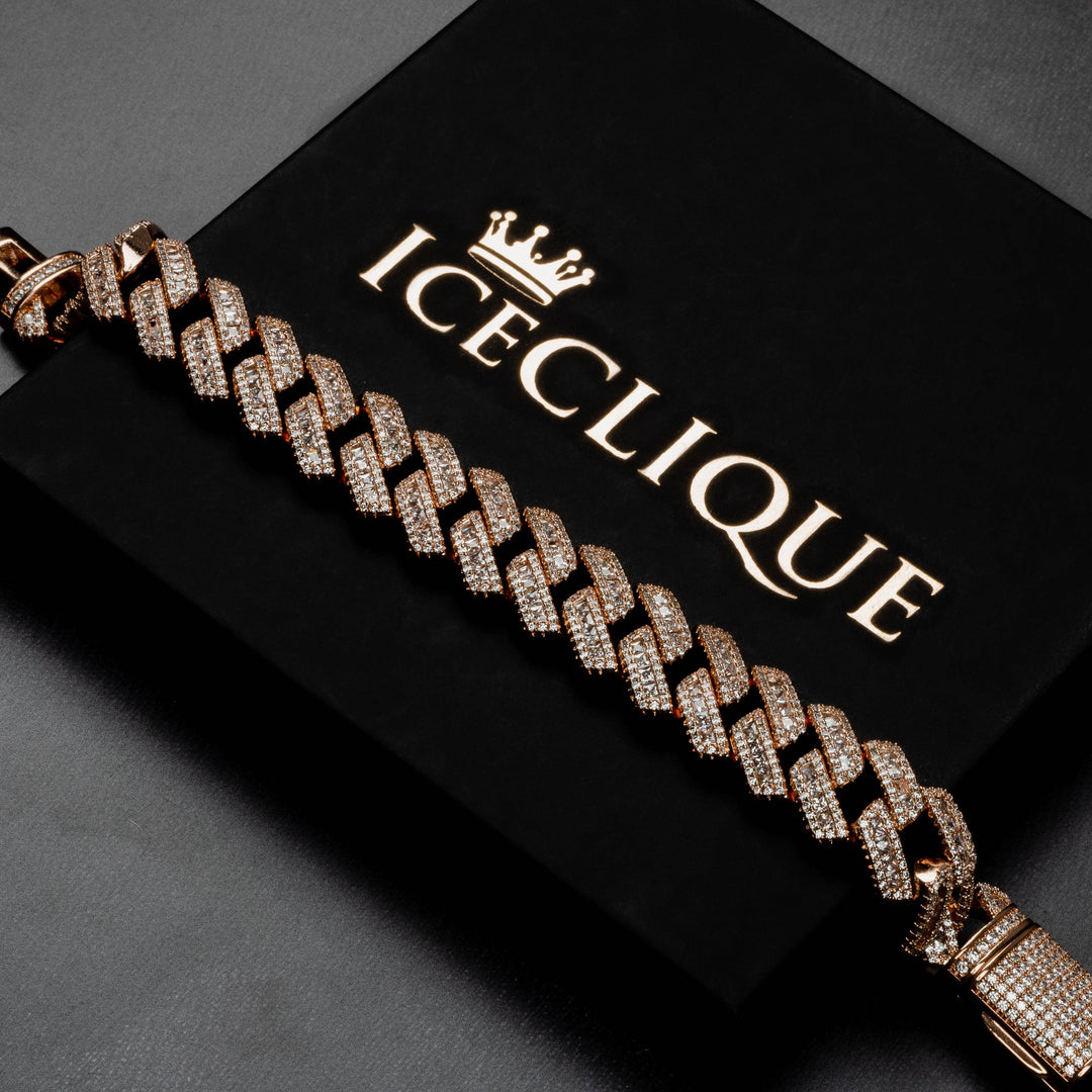 18mm Prong Bracelet - ICECLIQUE JEWELRY