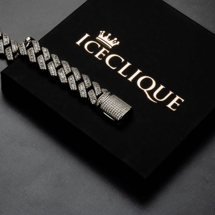 18mm Prong Bracelet - ICECLIQUE JEWELRY