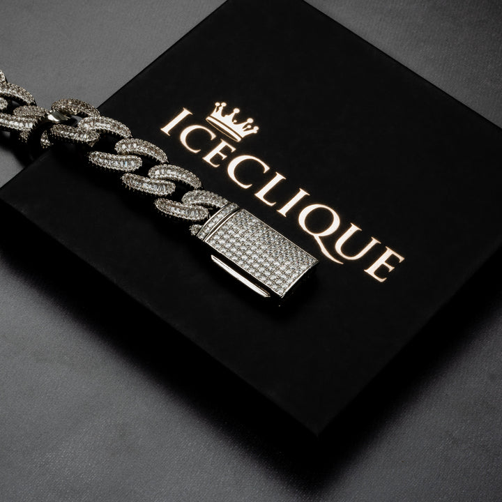 18mm Baguette Bracelet - ICECLIQUE JEWELRY