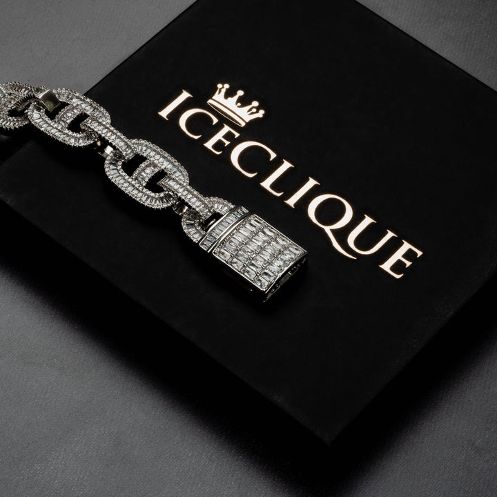 18mm Mariner Baguette Bracelet - ICECLIQUE JEWELRY