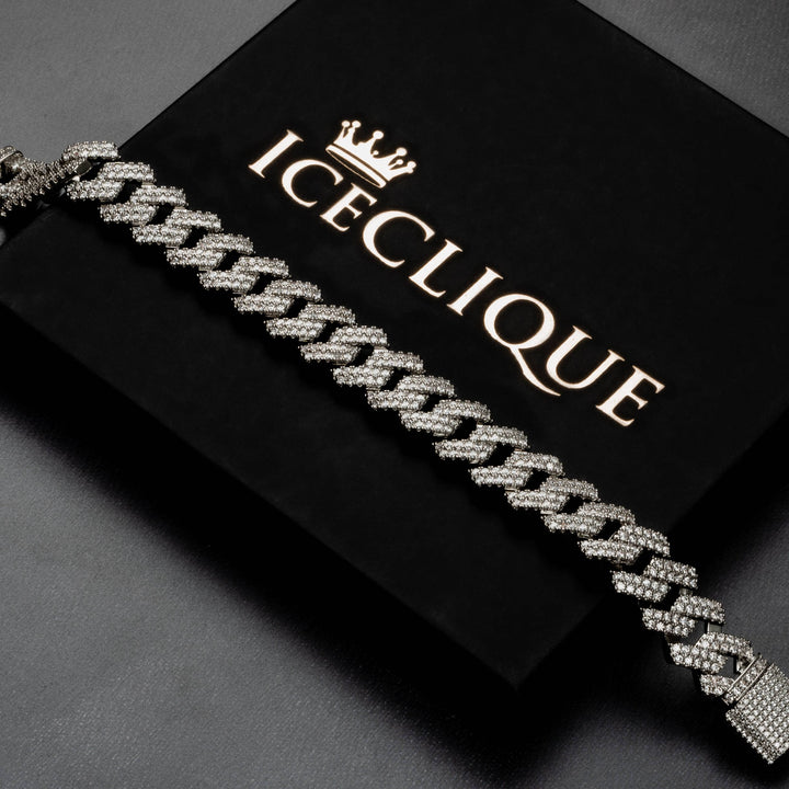 14mm Miami Cuban Bracelet - ICECLIQUE JEWELRY